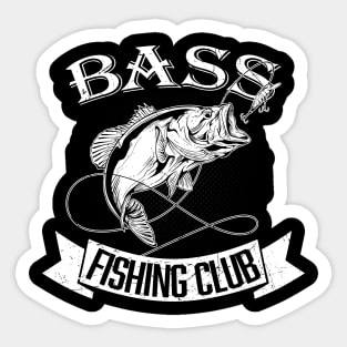 Bass Fishing Club Sticker